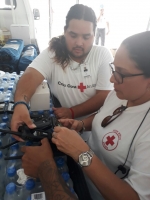 Diesdos voluntario di Cruz Cora Aruba a bay St Maarten 