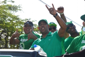 Partido AVP a tene su parada di auto rond di Aruba 