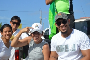 Partido AVP a tene su parada di auto rond di Aruba 