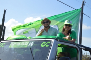 Partido AVP a tene su parada di auto rond di Aruba 