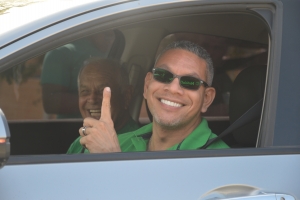 Partido AVP a tene su parada di auto rond di Aruba 