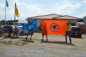 Partido AVP a tene su parada di auto rond di Aruba 