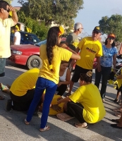 Auto ta alcansa dama na altura di CMB Noord diadomingo atardi