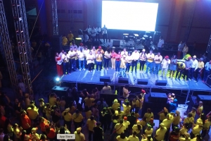 Partidonan AVP y MEP a cera nan campaña diaranson anochi