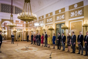 Gabinete Rutte III a huramenta dilanti Rey Willem Alexander