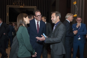 Recepcion di despedida pa minister Plenipotenciario Yrausquin