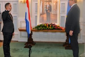 Gobernador Boekhoudt a huramenta Gabinete Wever Croes