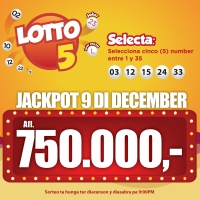 Premio di Lotto 5 ta 750 mil florin