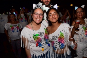 Bista fotografico di e parada di flambeu di diasabra anochi