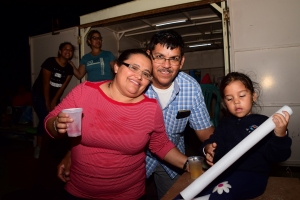 Bista fotografico di e parada di flambeu di diasabra anochi