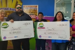 Aruba ta conoce 2 miyonario cu Mini Mega y Mega Plus