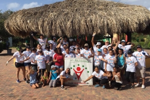 Mas di 4000 voluntario a participa den prome dia di Aruba Doet