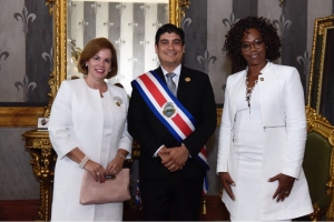 Prome minister Wever a reuni cu Presidente di Costa Rica