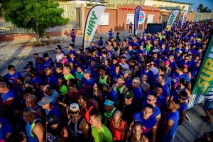 Aruba 'riba pia durante e Aruba Bank Walk & Run 2018