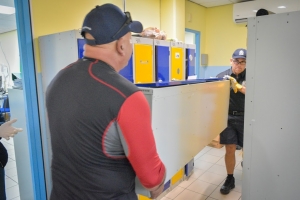 Gino Winklaar a bira hefe di districto San Nicolas di Cuerpo policial