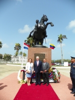Consul Venezolano a celebra 207 aña di independencia di Venezuela na Aruba