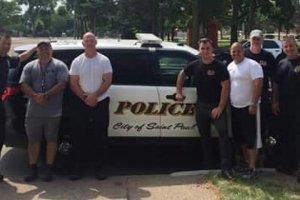 Unidad BOT-K9 Arubano di KIA/CEA a entrena polis Mericano na St. Paul Minnesota