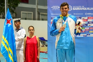 Atleta di Aruba Mikel Schreuders ta gana medaya na CAC 2018 Baranquilla