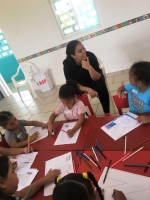 Studiantenan di IPA a aporta na diferente vakantiekamp na Aruba