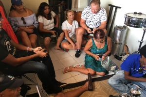 Conocido percusionista di Corsou Pernell Saturnini a topa prensa internacional