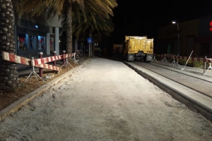 Trabounan pa drecha Havenstraat ta avansando