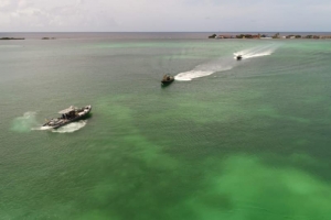 Warda Costa y GNC a controla De Palm Island, Renaissance Island, Bugaloo y de Palm Pier 