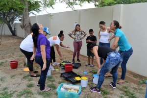 Studiantenan di IPA participa na actividad Cura Creativo