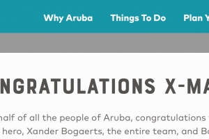  ATA cu aviso den Boston Globe pa Xander Bogaerts y riba portal aruba.com