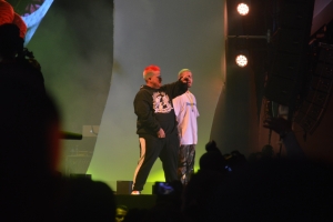 Jeon y J.Balvin a ‘Machica’ publico durante Island Takeover 2018