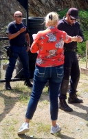 Varios departamento di seguridad a haya entrenamiento special