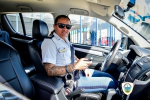 Cuerpo Policial Aruba a ricibi 24 vehiculo policial Isuzu MU-X