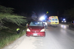 Polis ta para chauffeur burachi cu despues ta cay den rooi