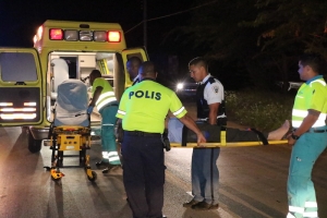 Polis ta para chauffeur burachi cu despues ta cay den rooi