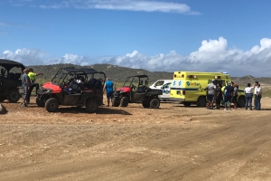 Varios accidente cu turista riba ATV y UTV den weekend