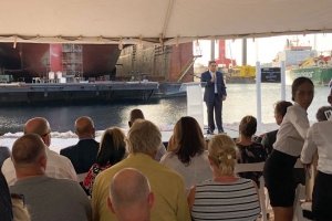 Compania Damen a inaugura dos dok flotante na Corsou