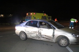 Dos auto a keda basta kibra den accidente na A. Lacle Blvd