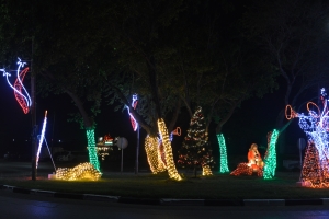 Aruba su rotondenan decora den ambiente di fin di aña 