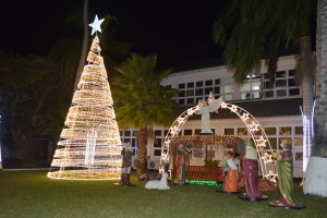 Aruba su rotondenan decora den ambiente di fin di aña 