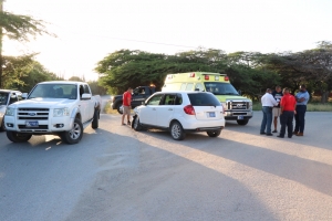 Dos auto a dal den otro basta duro na Savaneta