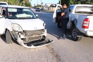 Dos auto a dal den otro basta duro na Savaneta