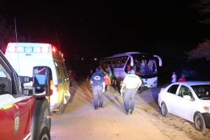 Brake di bus a faya, causando accidente di trafico