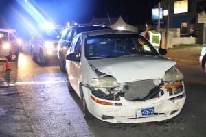 Accidente cu cuater auto envolvi na Tanki Leendert