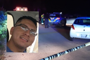 Homber morto haya den auto na Eagle Beach dialuna marduga