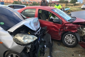 Accidente frontal cu persona herida na Kamerlingh Onnestraat