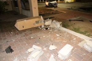 Accidente di trafico cu impacto fuerte na Savaneta