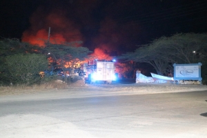 Candela a destrui un restaurant completamente