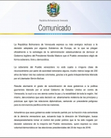 Postura di Reino Hulandes ta ‘yuda’ islanan ABC pa cu Venezuela