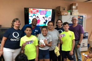 Quota International of Aruba cu campaña di cuido di oido na scolnan
