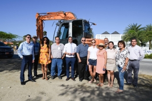 Groundbreaking a tuma lugar pa construccion Malmok Boardwalk