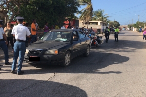 Mucha leve herida ora auto a dal den dje na Fiyostraat